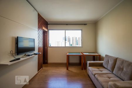 Sala de apartamento à venda com 1 quarto, 65m² em Bosque, Campinas