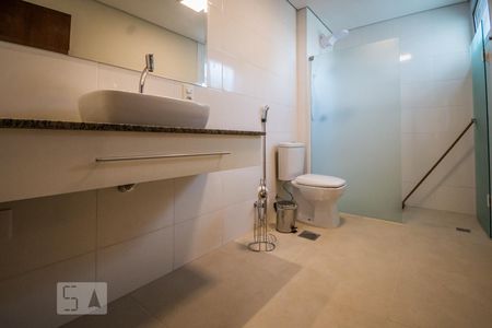 Banheiro da Suíte de apartamento à venda com 1 quarto, 65m² em Bosque, Campinas