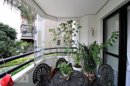 Sacada da sala  de apartamento à venda com 4 quartos, 125m² em Perdizes, São Paulo