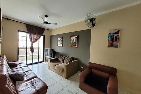 Sala de apartamento para alugar com 1 quarto, 54m² em Aviação, Praia Grande