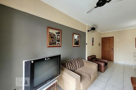 Sala de apartamento para alugar com 1 quarto, 54m² em Aviação, Praia Grande