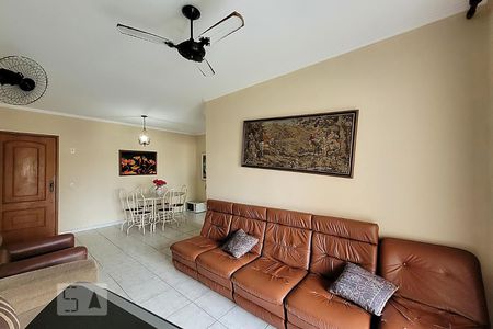 Sala de apartamento para alugar com 1 quarto, 54m² em Aviação, Praia Grande