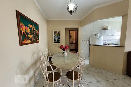 Sala de Jantar de apartamento para alugar com 1 quarto, 54m² em Aviação, Praia Grande