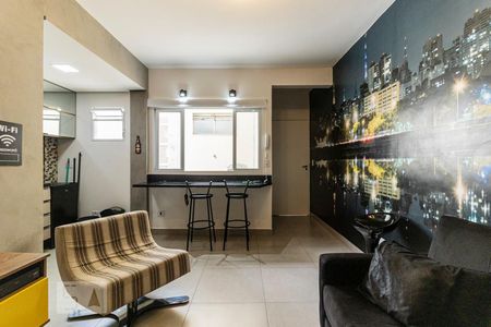 Sala de apartamento para alugar com 2 quartos, 47m² em Bela Vista, São Paulo