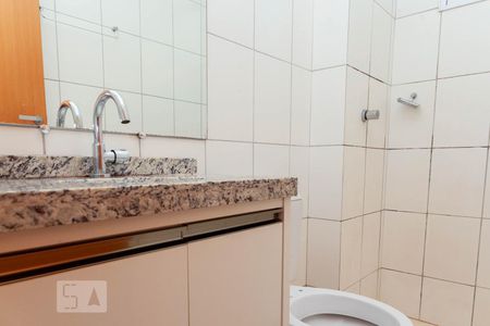 Banheiro da Suíte de apartamento para alugar com 2 quartos, 50m² em Patrimônio, Uberlândia