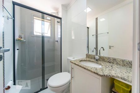 Banheiro  de apartamento para alugar com 2 quartos, 58m² em Vila Valparaíso, Santo André