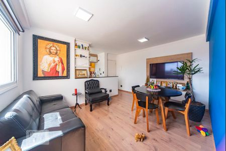 Sala de apartamento para alugar com 2 quartos, 58m² em Vila Valparaíso, Santo André