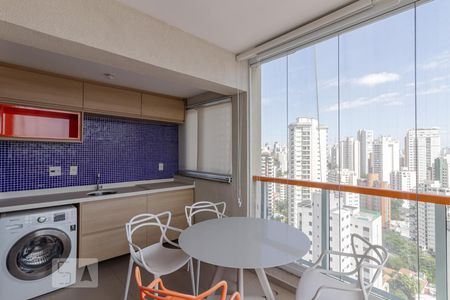Sacada  de apartamento à venda com 1 quarto, 54m² em Jardim Vila Mariana, São Paulo