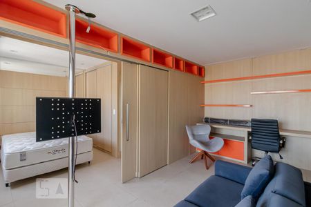 Sala  de apartamento à venda com 1 quarto, 54m² em Jardim Vila Mariana, São Paulo