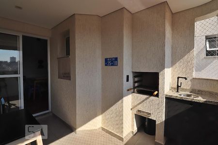 Varanda gourmet de apartamento à venda com 3 quartos, 90m² em Campestre, Santo André