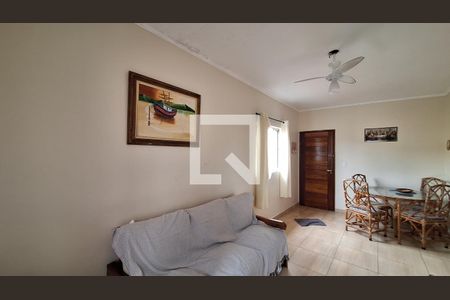 Sala de apartamento para alugar com 1 quarto, 58m² em Vila Assuncao, Praia Grande