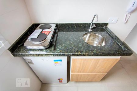 Quarto/Cozinha de kitnet/studio para alugar com 1 quarto, 10m² em Vila São Pedro, Santo André