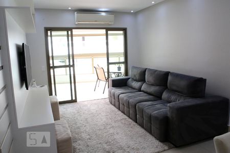 Detalhe Sala de apartamento para alugar com 3 quartos, 129m² em Canto do Forte, Praia Grande