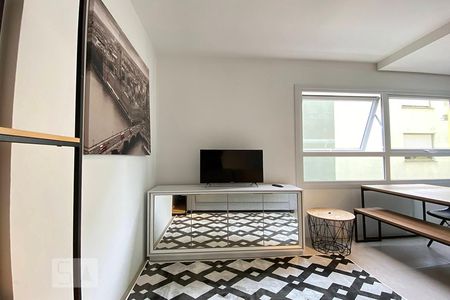 Sala de Estar de kitnet/studio para alugar com 1 quarto, 27m² em Rio Branco, Novo Hamburgo