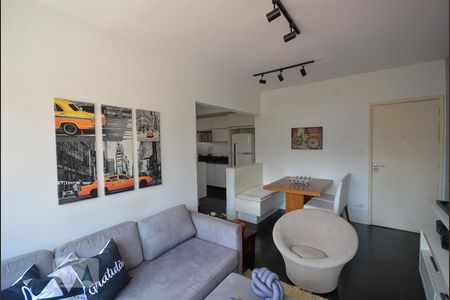 Sala de apartamento à venda com 1 quarto, 60m² em Vila Mariana, São Paulo