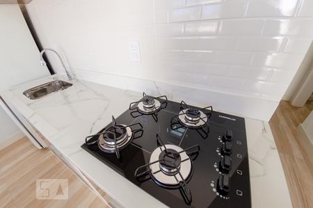 Sala e cozinha de casa para alugar com 1 quarto, 32m² em São João do Rio Vermelho, Florianópolis