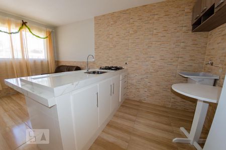 Cozinha de casa para alugar com 1 quarto, 32m² em São João do Rio Vermelho, Florianópolis