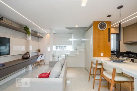 Sala de apartamento à venda com 2 quartos, 140m² em Buritis, Belo Horizonte