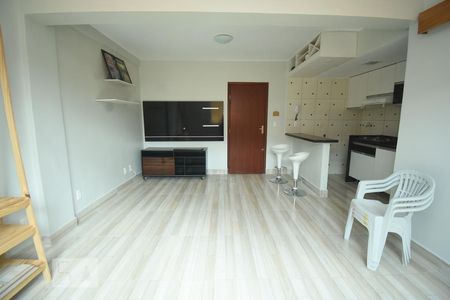 Sala e Quarto de apartamento para alugar com 1 quarto, 26m² em Setor Habitacional Vicente Pires, Brasília