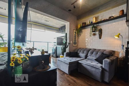 Sala de kitnet/studio à venda com 1 quarto, 35m² em Brooklin Paulista, São Paulo