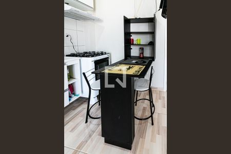 Cozinha - Mesa de kitnet/studio para alugar com 1 quarto, 26m² em Vila Ré, São Paulo