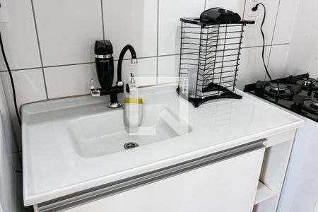 Cozinha - Armários de kitnet/studio para alugar com 1 quarto, 26m² em Vila Ré, São Paulo