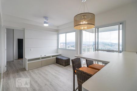 Sala de apartamento à venda com 1 quarto, 48m² em Alphaville Empresarial, Barueri