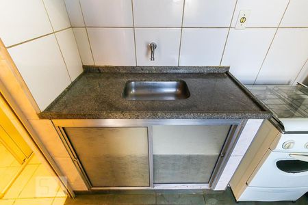 Kitnet - Cozinha de kitnet/studio para alugar com 1 quarto, 30m² em Jardim Santa Genebra Ii (barao Geraldo), Campinas