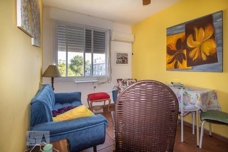 Sala de apartamento à venda com 2 quartos, 46m² em Cristal, Porto Alegre