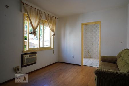 Sala de apartamento à venda com 1 quarto, 45m² em Jardim do Salso, Porto Alegre