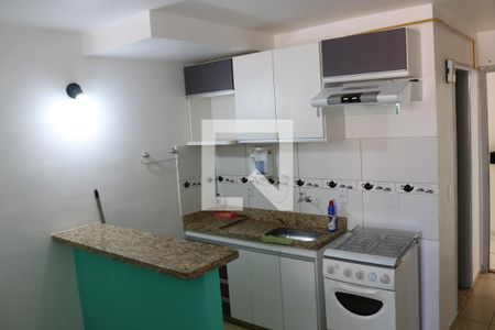 Cozinha de kitnet/studio para alugar com 1 quarto, 35m² em Setor Central, Goiânia