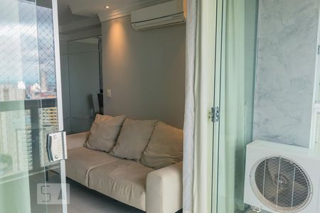 Varanda da Sala de apartamento para alugar com 2 quartos, 70m² em Setor Pedro Ludovico, Goiânia
