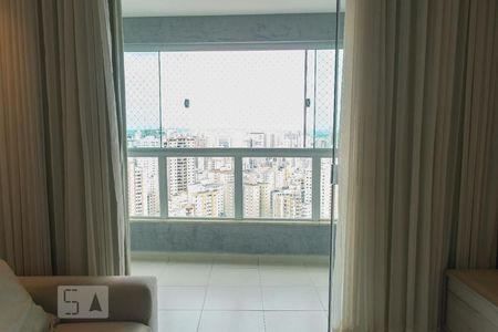 Vista Sala de Estar de apartamento para alugar com 2 quartos, 70m² em Setor Pedro Ludovico, Goiânia