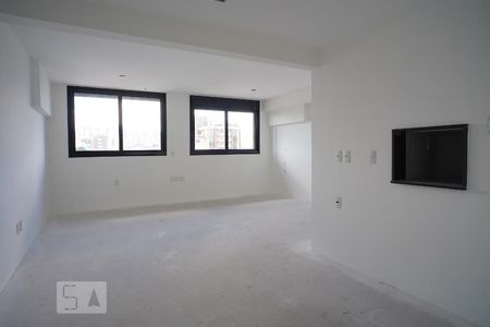 Sala/Cozinha de apartamento à venda com 1 quarto, 41m² em Auxiliadora, Porto Alegre