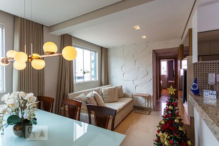 Sala de apartamento à venda com 3 quartos, 75m² em Sagrada Família, Belo Horizonte