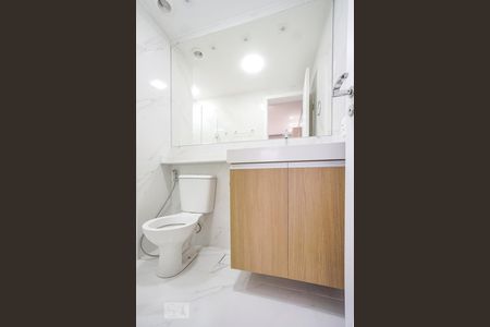 Banheiro da suíte de apartamento para alugar com 2 quartos, 50m² em Tatuapé, São Paulo