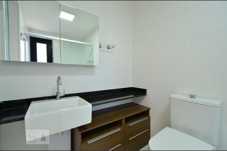 Banheiro de kitnet/studio à venda com 1 quarto, 25m² em Mirandópolis, São Paulo