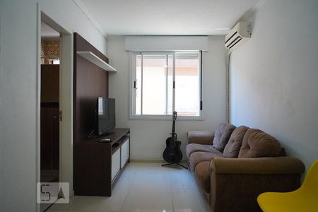 Sala de apartamento à venda com 1 quarto, 33m² em São Sebastião, Porto Alegre