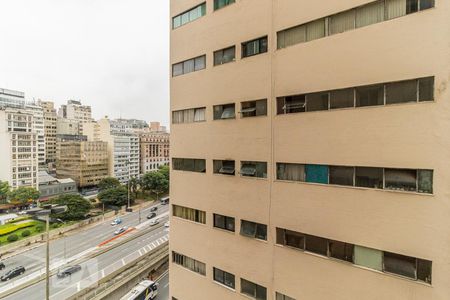 Vista da Sala de apartamento para alugar com 1 quarto, 29m² em Sé, São Paulo