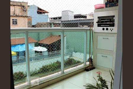 Varanda da Sala de apartamento à venda com 2 quartos, 60m² em Todos Os Santos, Rio de Janeiro