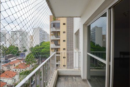 Varanda da Sala de apartamento à venda com 4 quartos, 156m² em Aclimação, São Paulo