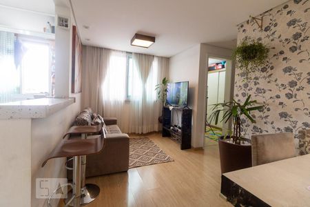 Sala de apartamento para alugar com 2 quartos, 52m² em Parque São Vicente, Santo André