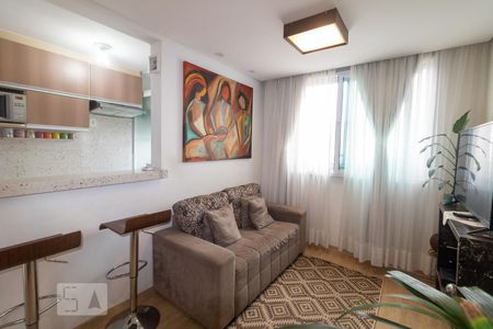 Sala de apartamento para alugar com 2 quartos, 52m² em Parque São Vicente, Santo André