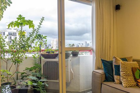 Varanda da Sala de apartamento para alugar com 2 quartos, 68m² em Vila Olímpia, São Paulo