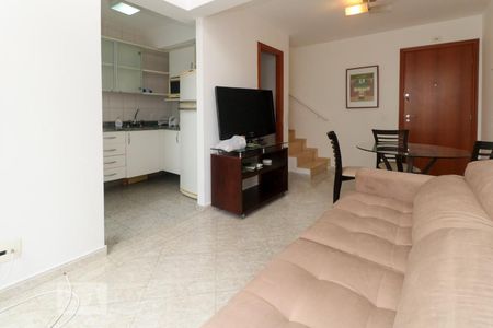 Sala de apartamento à venda com 1 quarto, 55m² em Pinheiros, São Paulo