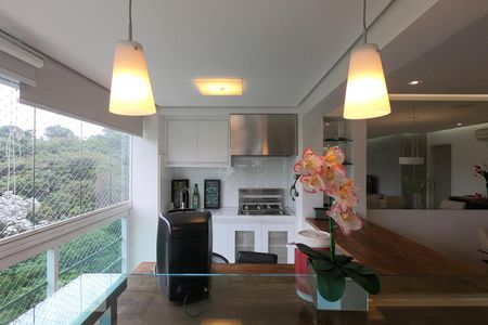 Varanda da Sala de apartamento à venda com 3 quartos, 142m² em Parque do Morumbi, São Paulo