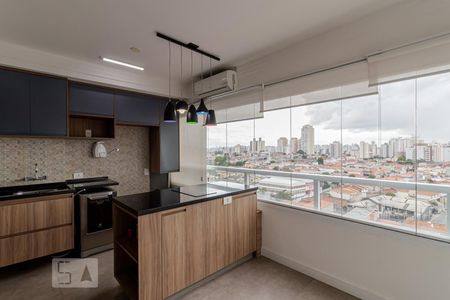 Varanda - Cozinha de kitnet/studio à venda com 1 quarto, 42m² em Vila Dom Pedro I, São Paulo
