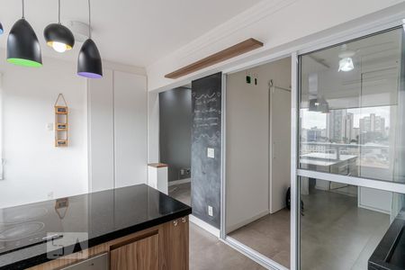 Varanda - Cozinha de kitnet/studio à venda com 1 quarto, 42m² em Vila Dom Pedro I, São Paulo