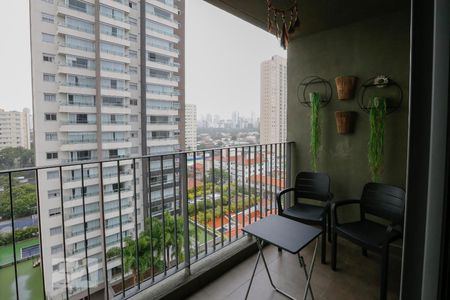 Varanda de apartamento para alugar com 1 quarto, 35m² em Vila Olímpia, São Paulo