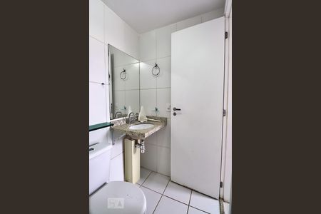 Banheiro da Suíte de apartamento à venda com 3 quartos, 66m² em Vila Metalurgica, Santo André